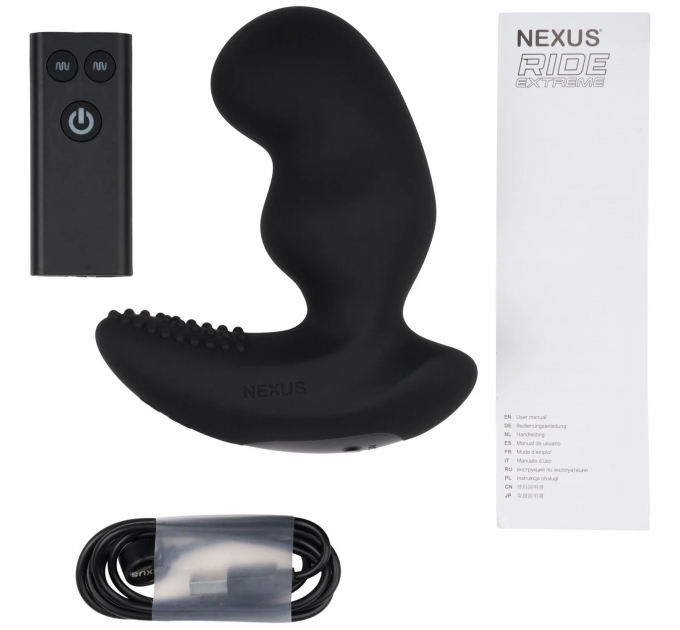 Массажер простаты Nexus RIDE EXTREME Dual Motor Remote Control Prostate Vibrator - Black