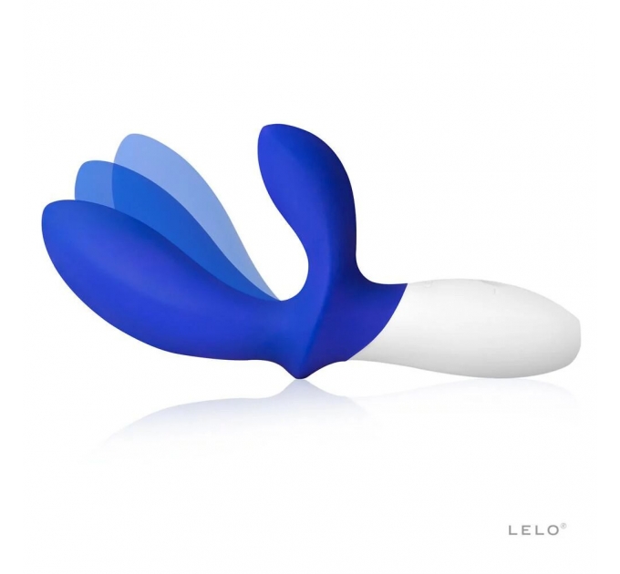 Массажер простаты LELO Loki Wave Federal Blue, 2 мотора, манящее движение + стимуляция промежности