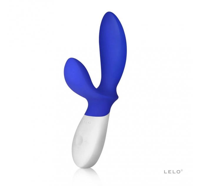 Массажер простаты LELO Loki Wave Federal Blue, 2 мотора, манящее движение + стимуляция промежности