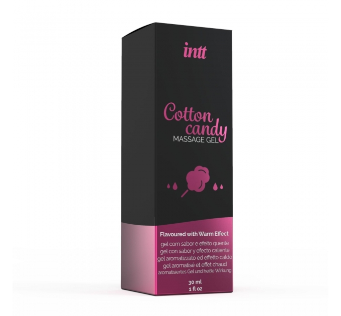 Массажный гель для интимных зон Intt Cotton Candy (30 мл) разогревающий