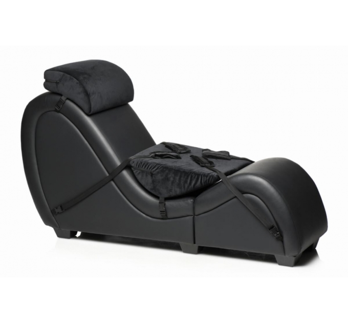 Секс-кресло с подушками Master Series Kinky Sex Lounge with Cushions - Black