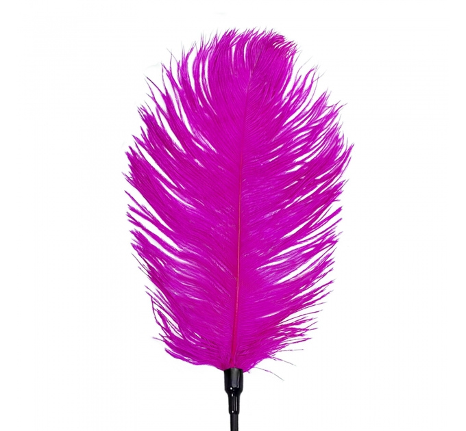 Щекоталка со страусиным пером Art of Sex - Puff Peak, цвет Темно-розовый