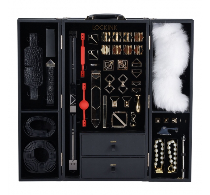 БДСМ-набор LOCKINK All-in-1 BDSM Play Kit - Crocodile Leather