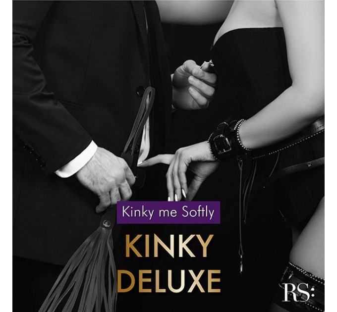 Подарочный набор для BDSM RIANNE S - Kinky Me Softly Black: 8 предметов для удовольствия
