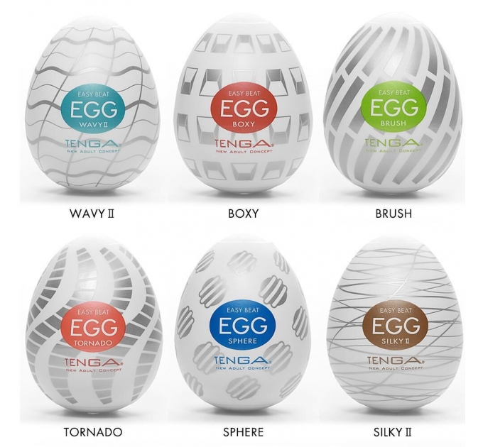Набор Tenga Egg Standard Pack NEW (6 яиц)