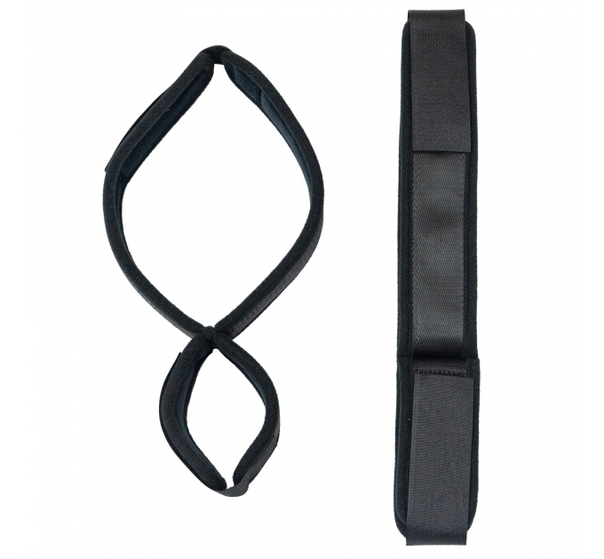 Фиксаторы для руки и бедра Punishment - Thigh to Wrist Restraints - Black