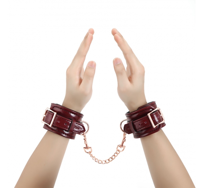 Наручники Liebe Seele Wine Red Wirst Cuffs