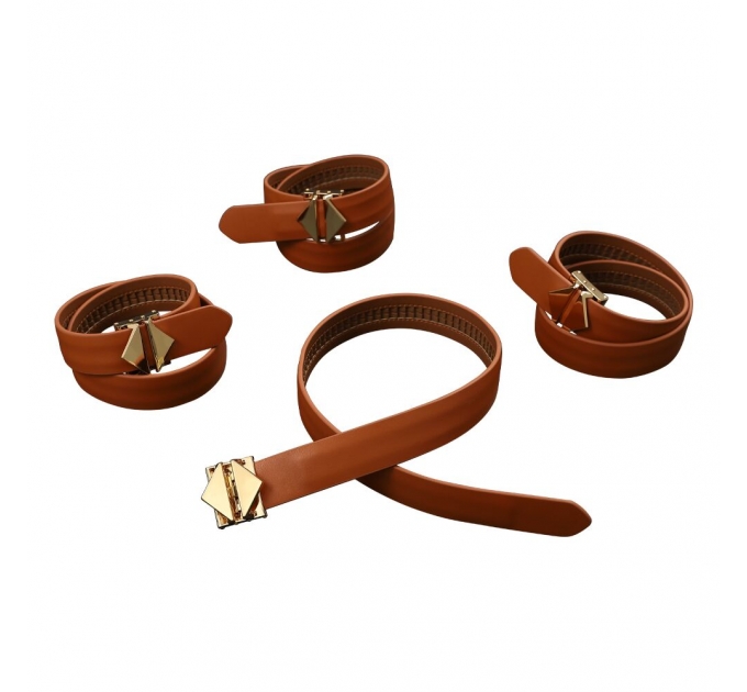 Набор для связывания LOCKINK Hogtie Set - Brown