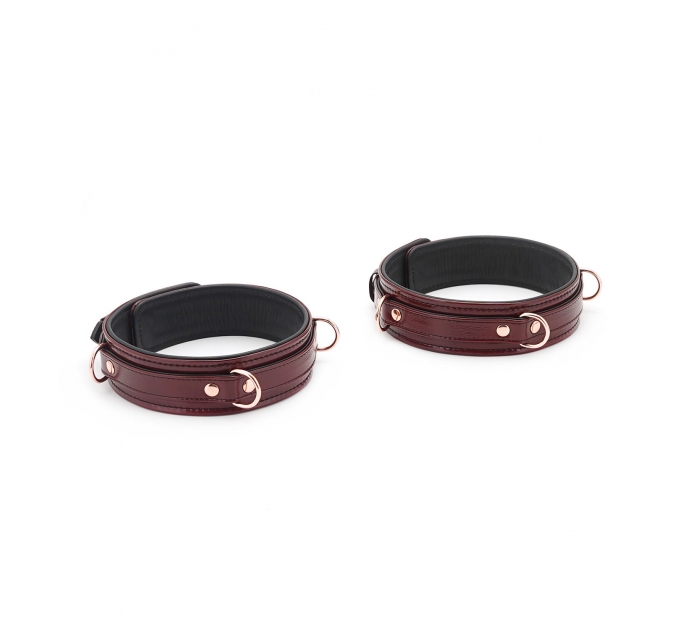 Наручники Liebe Seele Wine Red Thigh Cuffs L Size