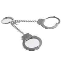 Наручники Sex and Mischief - Ring Metal Handcuffs на длинной цепочке с кольцом