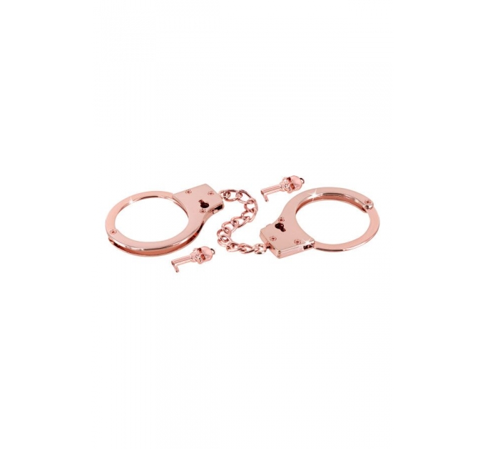 Наручники Fetish Tentation Premium Chick wrist cuffs in rose-gold metal