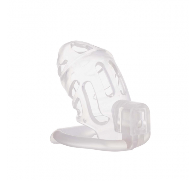 Клетка для пениса LOCKINK SEVANDA Plastic Penis Chastity Cage - Transparent