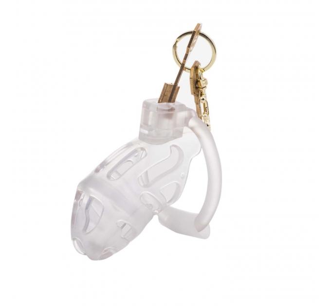 Клетка для пениса LOCKINK SEVANDA Plastic Penis Chastity Cage - Transparent