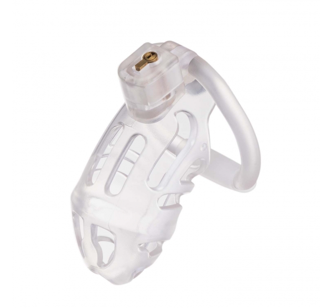 Клетка для пениса LOCKINK SEVANDA Plastic Penis Chastity Cage - Transparent