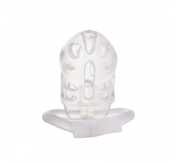 Клетка для пениса LOCKINK SEVANDA Plastic Penis Chastity Cage - Transparent