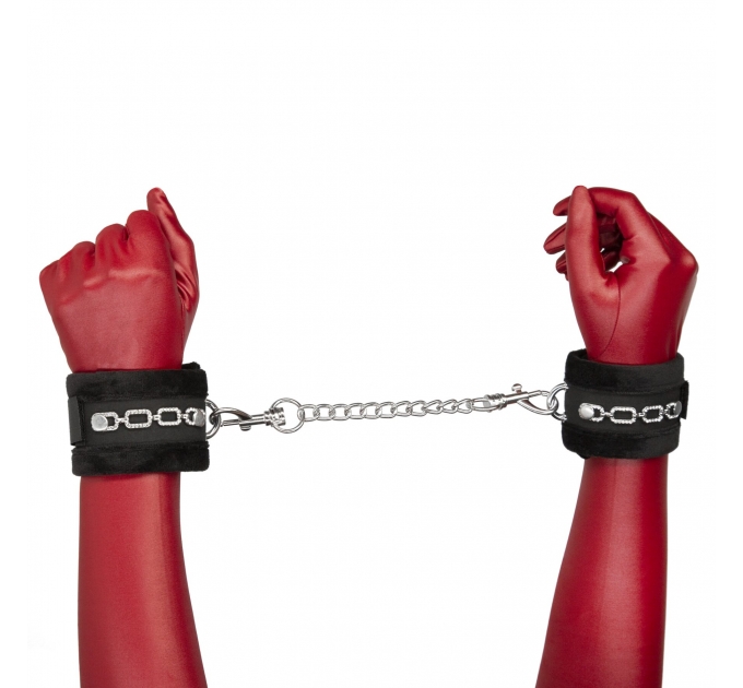 Наручники Punishment - Crystal Detail Handcuffs – Black