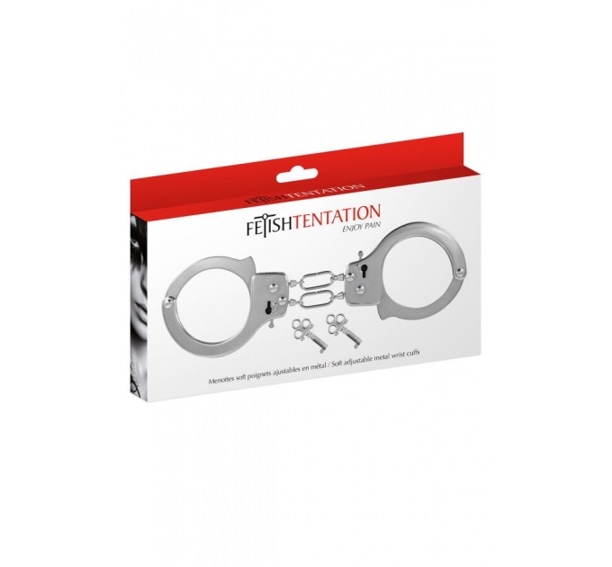 Наручники Fetish Tentation Soft adjustable metal wrist cuffs