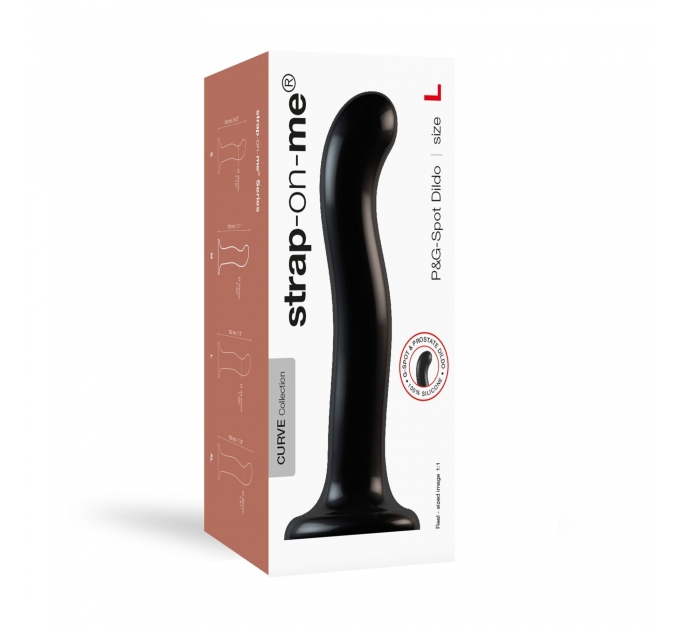 Насадка для страпона Strap-On-Me P&G-Spot Dildo, силикон, размер L