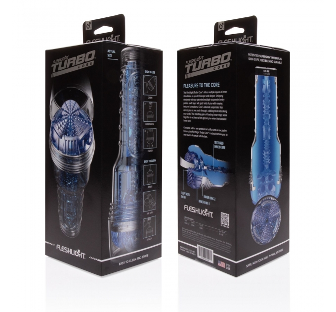 Мастурбатор Fleshlight Turbo Core Blue Ice