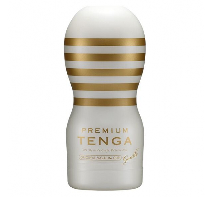 Мастурбатор Tenga Premium Original Vacuum Cup GENTLE (глубокая глотка) с вакуумной стимуляцией