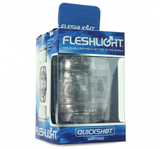 Мастурбатор Fleshlight Quickshot Vantage, компактный, отлично для пар и минета