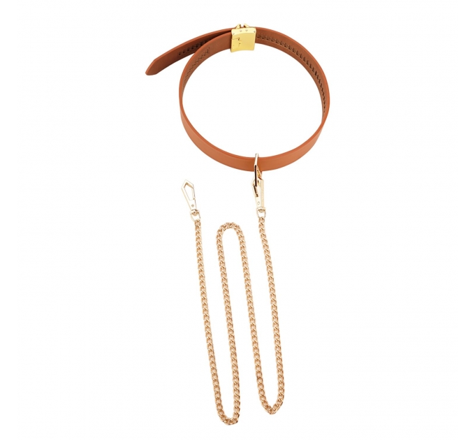 Поводок LOCKINK Tied Collar with Leash Set - Brown