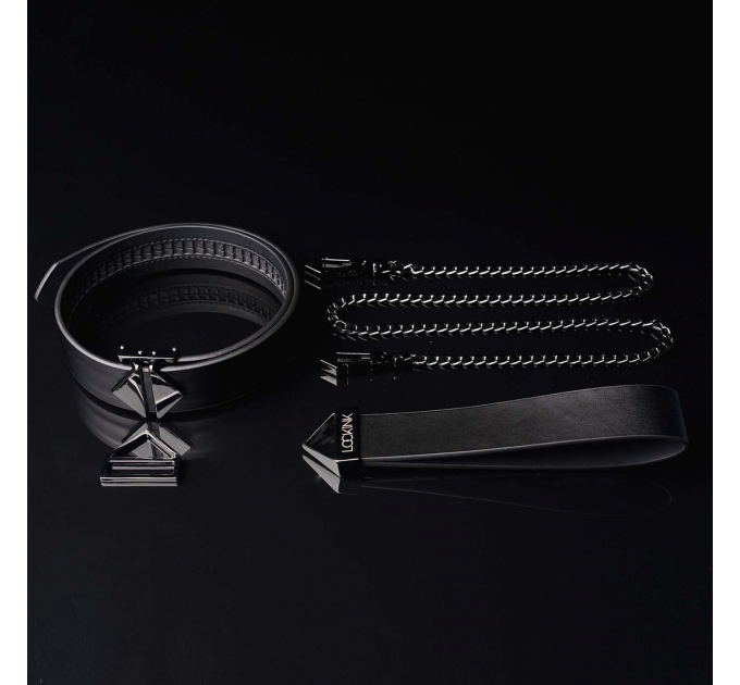 Поводок LOCKINK Tied Collar with Leash Set - Black