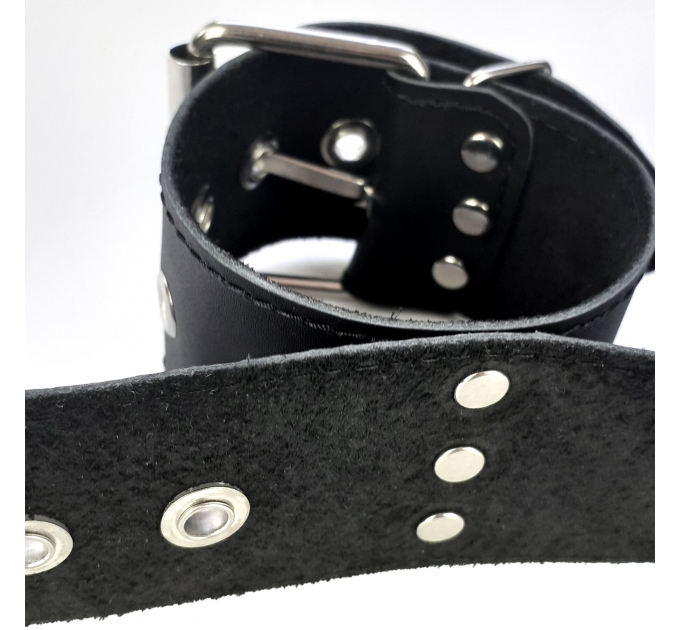 Ошейник с наручниками из натуральной кожи Art of Sex - Bondage Collar with Handcuffs