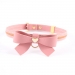 Поводок LOCKINK SEVANDA Love Heart Butterfly Leather Collar Set - Pink