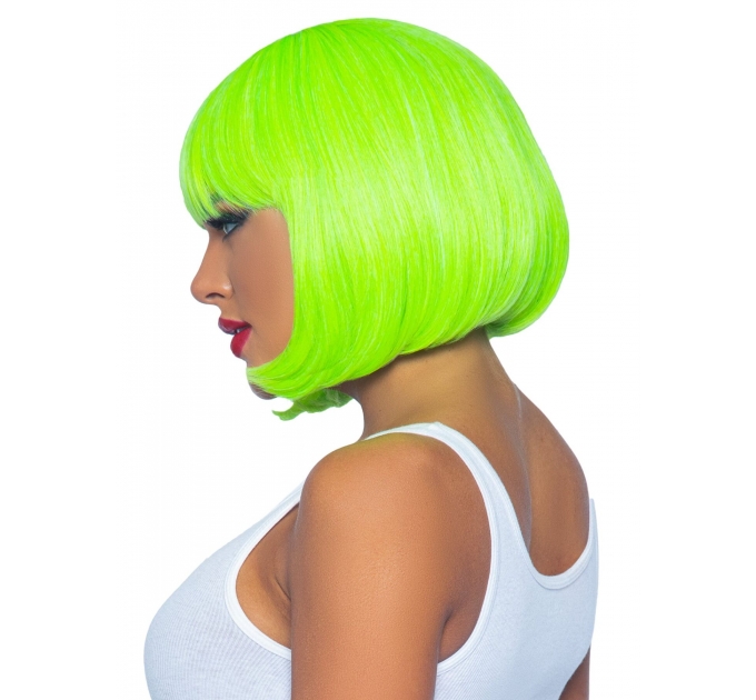 Leg Avenue 12" Neon short bob wig Neon Green