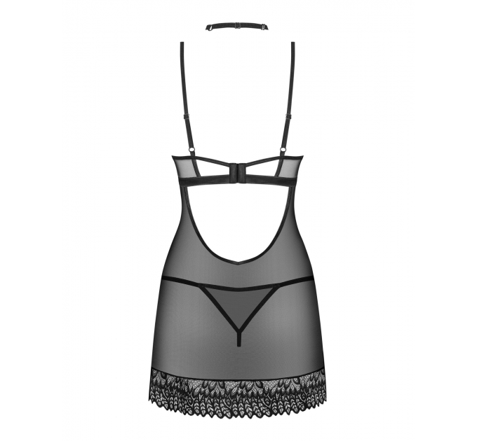 Сорочка Obsessive Donarella chemise & thong XL/2XL