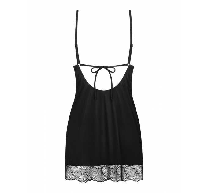 Пеньюар и трусики Obsessive Lobellis chemise & thong M/L