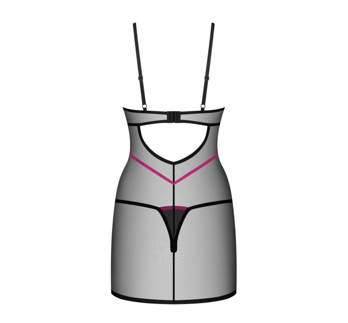 Пеньюар Obsessive Novenes chemise & thong XS/S