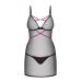 Пеньюар Obsessive Novenes chemise & thong M/L