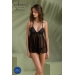 Пеньюар Passion KERRIA CHEMISE black S/M - ECO Passion