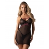 Пеньюар Obsessive Novenes chemise & thong XL/2XL