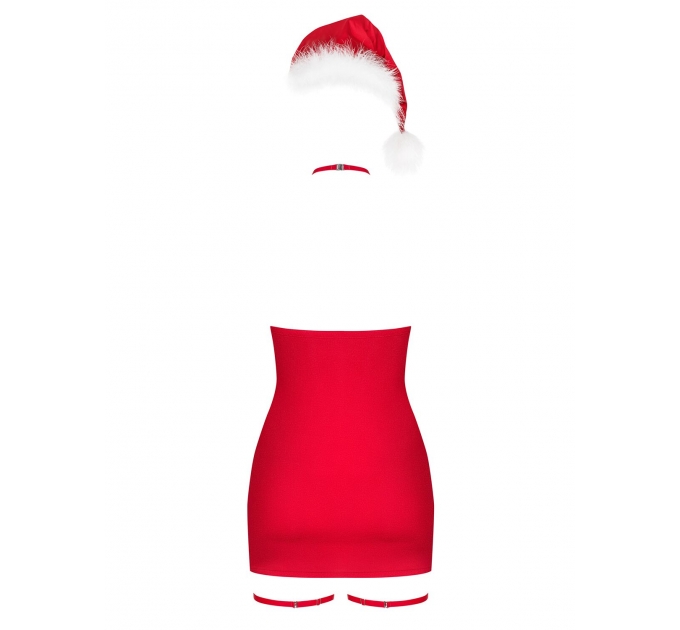 Сорочка Obsessive Kissmas chemise red L/XL