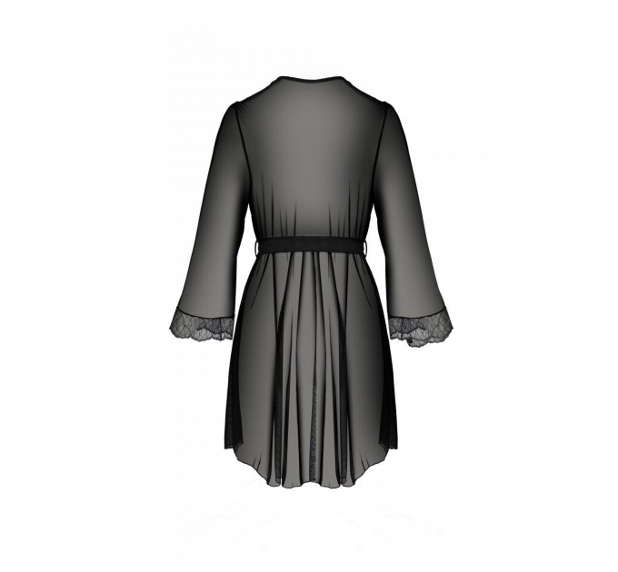 Пеньюар Passion AMBERLY PEIGNOIR black XXL/XXXL