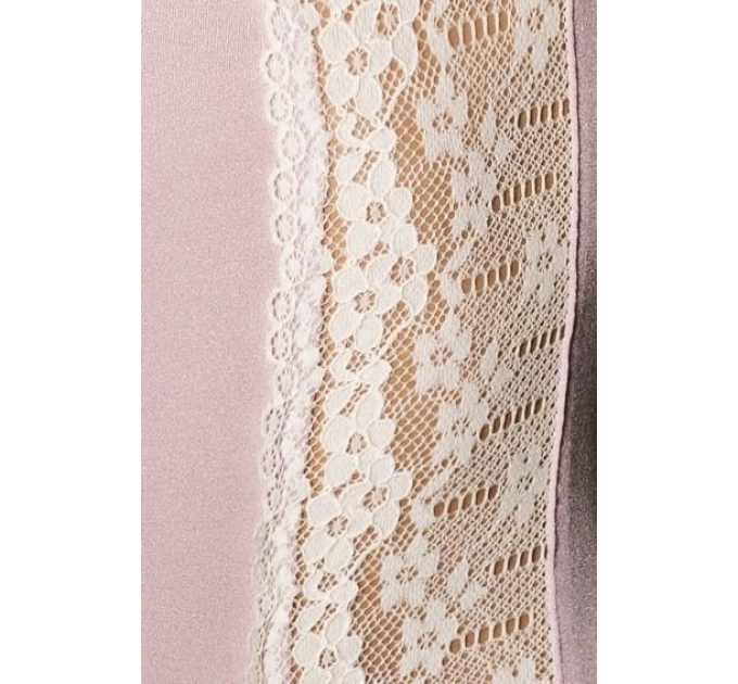 Сорочка приталенная с чашечками SHANTI CHEMISE pink L/XL - Passion Exclusive, трусики