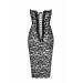 Платье Noir Handmade F301 Catalyst lace up midi dress - 3XL