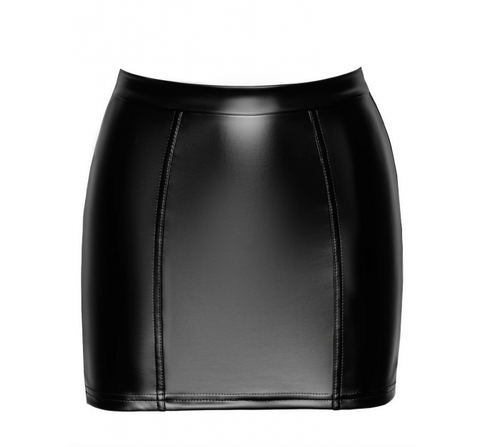 Юбка Noir Handmade F341 Powerwetlook and lace skirt - XXL
