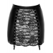 Юбка Noir Handmade F341 Powerwetlook and lace skirt - XXL