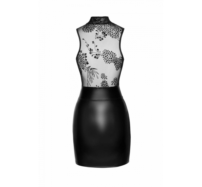 Платье Noir Handmade F241 Short dress with powerwetlook skirt and tulle top - XL