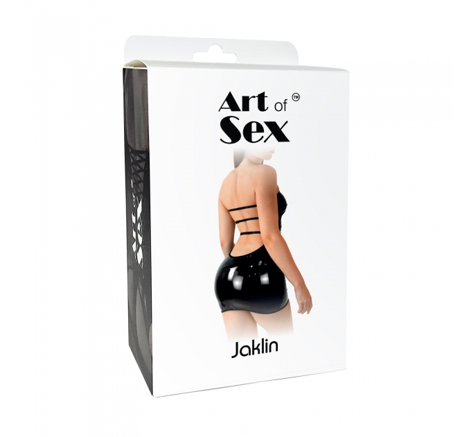 Сексуальное виниловое платье Art of Sex - Jaklin, размер L-2XL, цвет красный