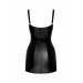 Платье Noir Handmade F320 Starlet wetlook minidress with ring belt - S