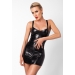 Платье Noir Handmade F320 Starlet wetlook minidress with ring belt - M