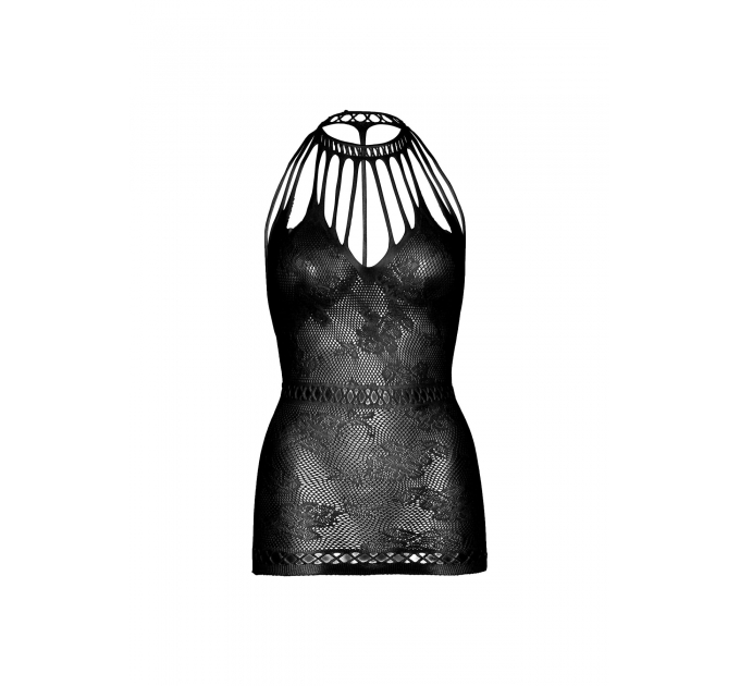 Leg Avenue Strappy Lace mini dress OS Black