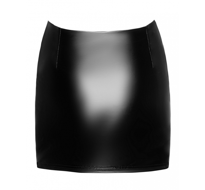 Юбка Noir Handmade F345 Powerwetlook skirt with garter - M