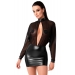 Платье Noir Handmade F348 Powerwetlook and tulle dress - 4XL
