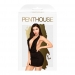 Мини-платье с хомутом и глубоким декольте Penthouse - Heart Rob Black L/XL